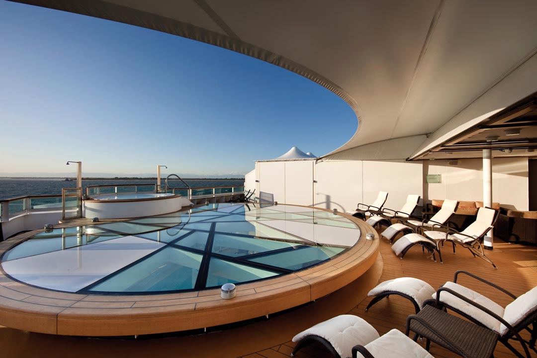 The Spa at Seabourn: Spa Terrace